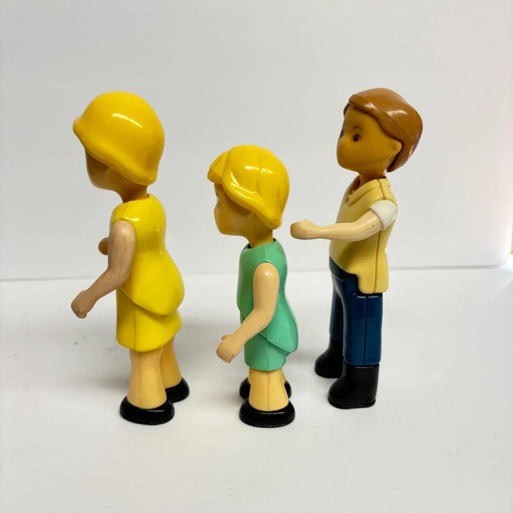 Vintage Little Tikes Family Figures Mom Dad Daughter Girl Lot of 3